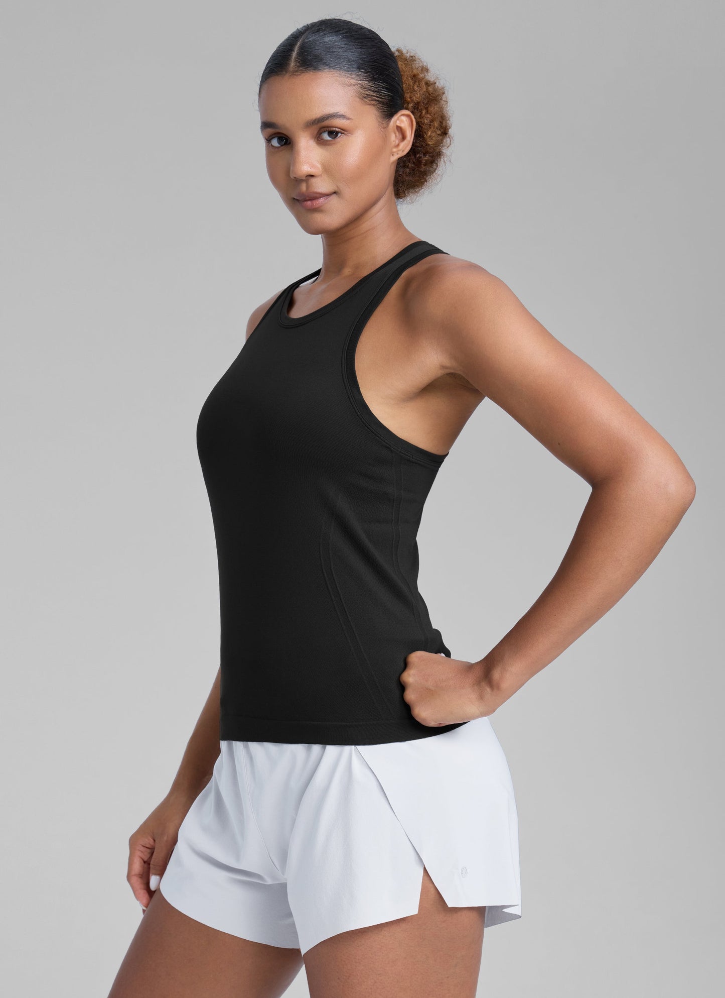 Seamless Crewneck Racerback Tank