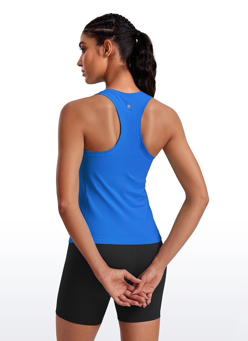 Seamless Crewneck Racerback Tank