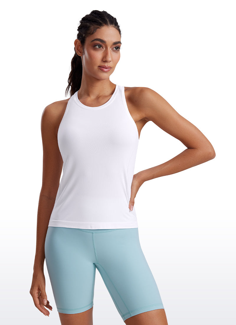 Seamless Crewneck Racerback Tank
