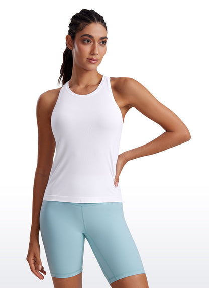 Seamless Crewneck Racerback Tank