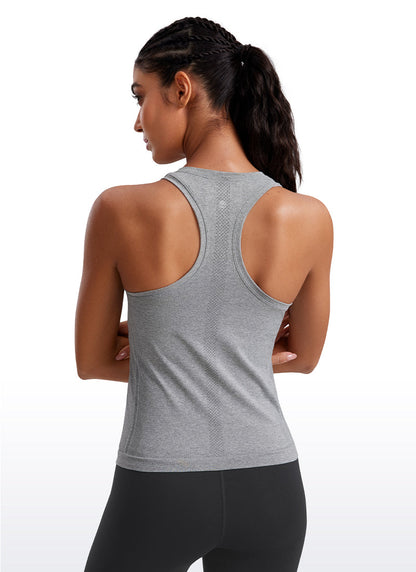 Seamless Crewneck Racerback Tank
