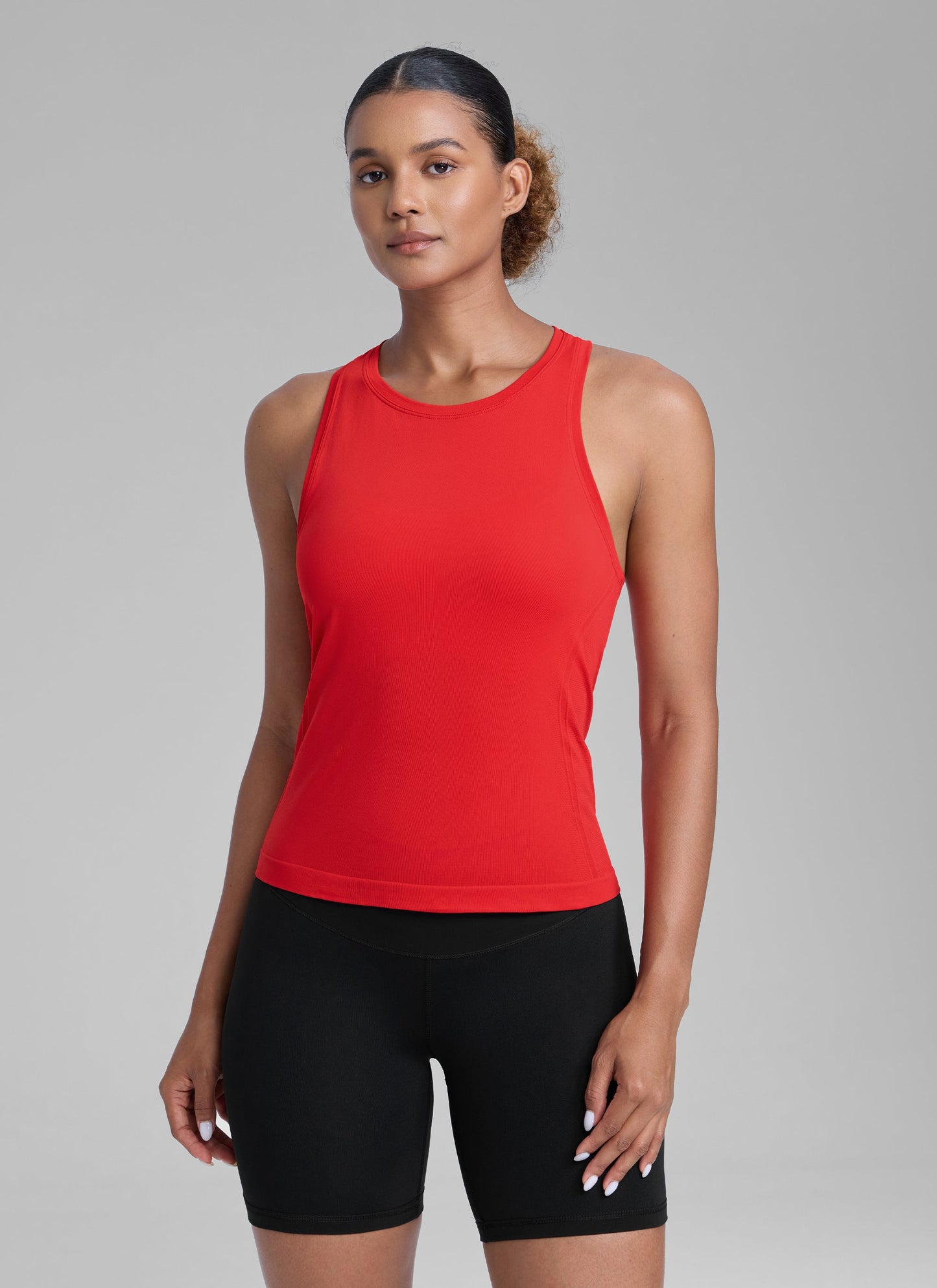 Seamless Crewneck Racerback Tank