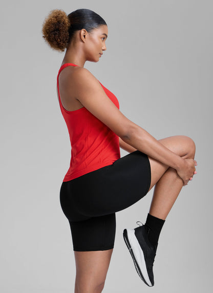 Seamless Crewneck Racerback Tank