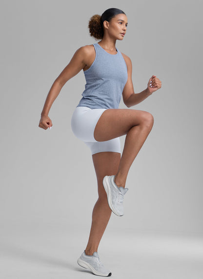 Seamless Crewneck Racerback Tank