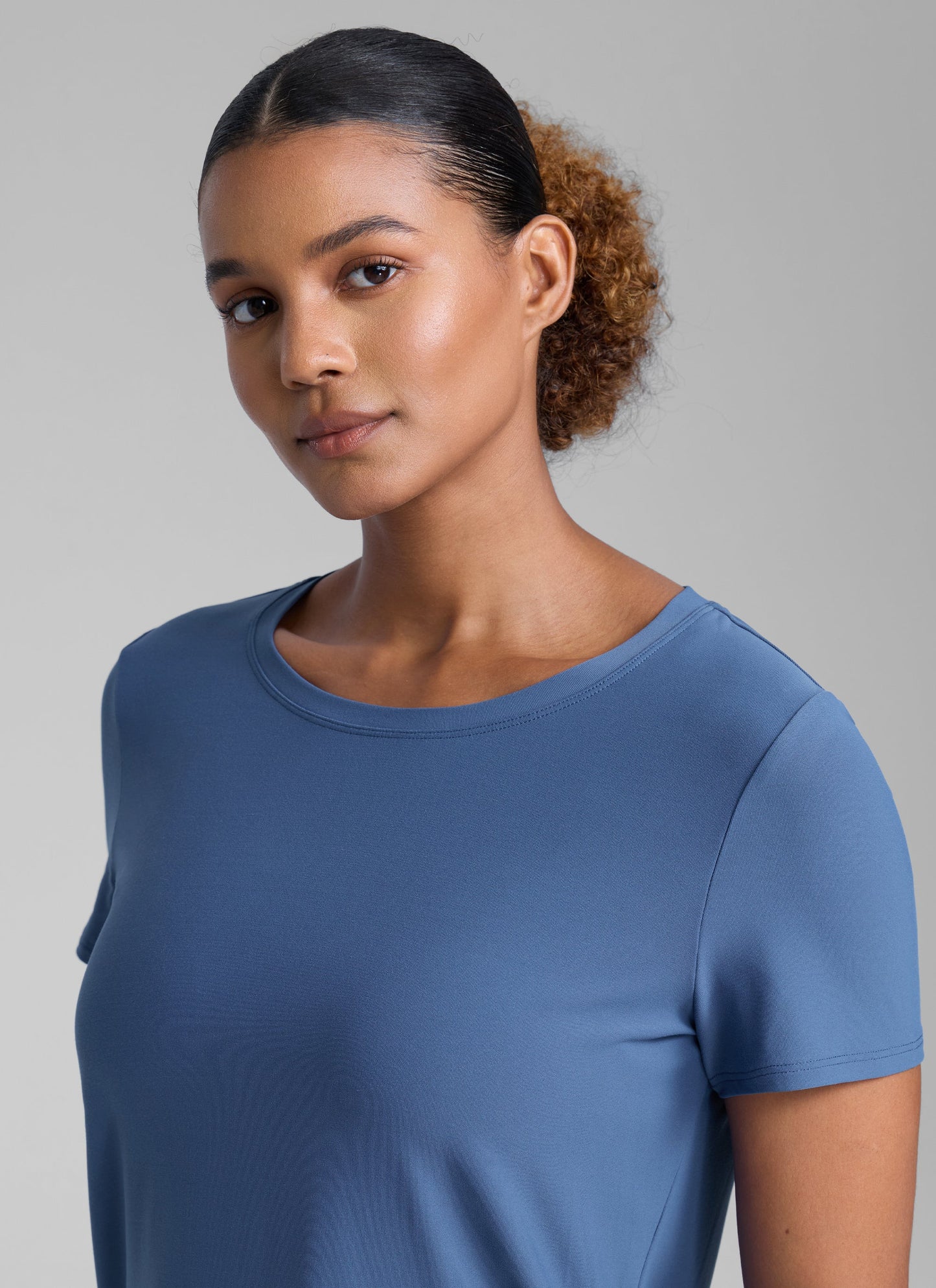 Cloudweight Crewneck Side Slit Short Sleeve