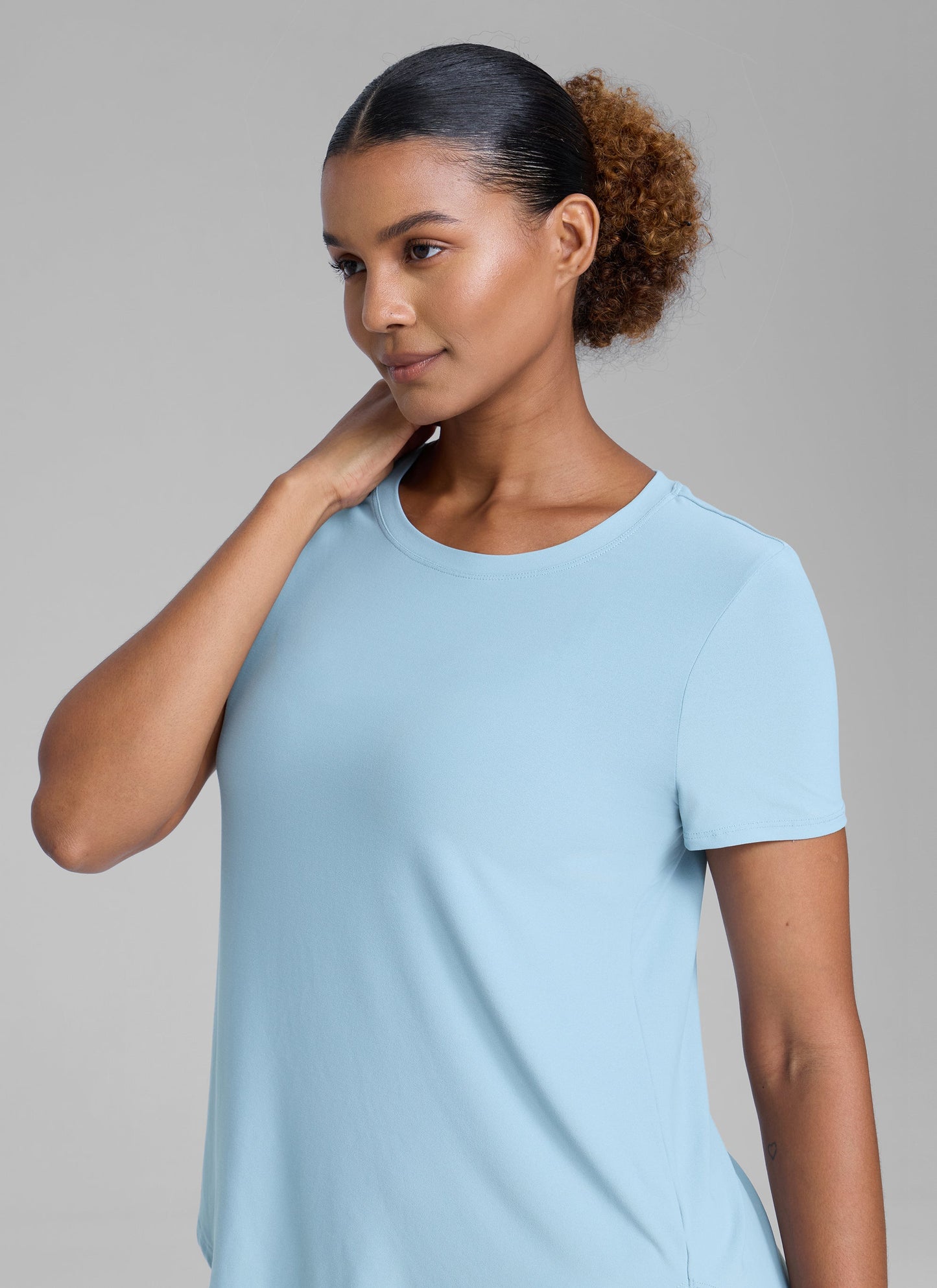 Cloudweight Crewneck Side Slit Short Sleeve