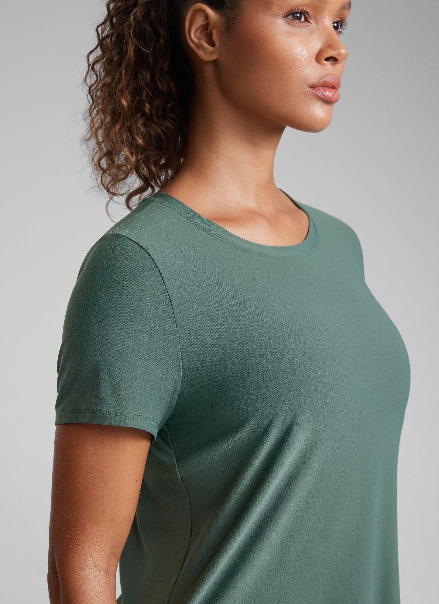 Cloudweight Crewneck Side Slit Short Sleeve