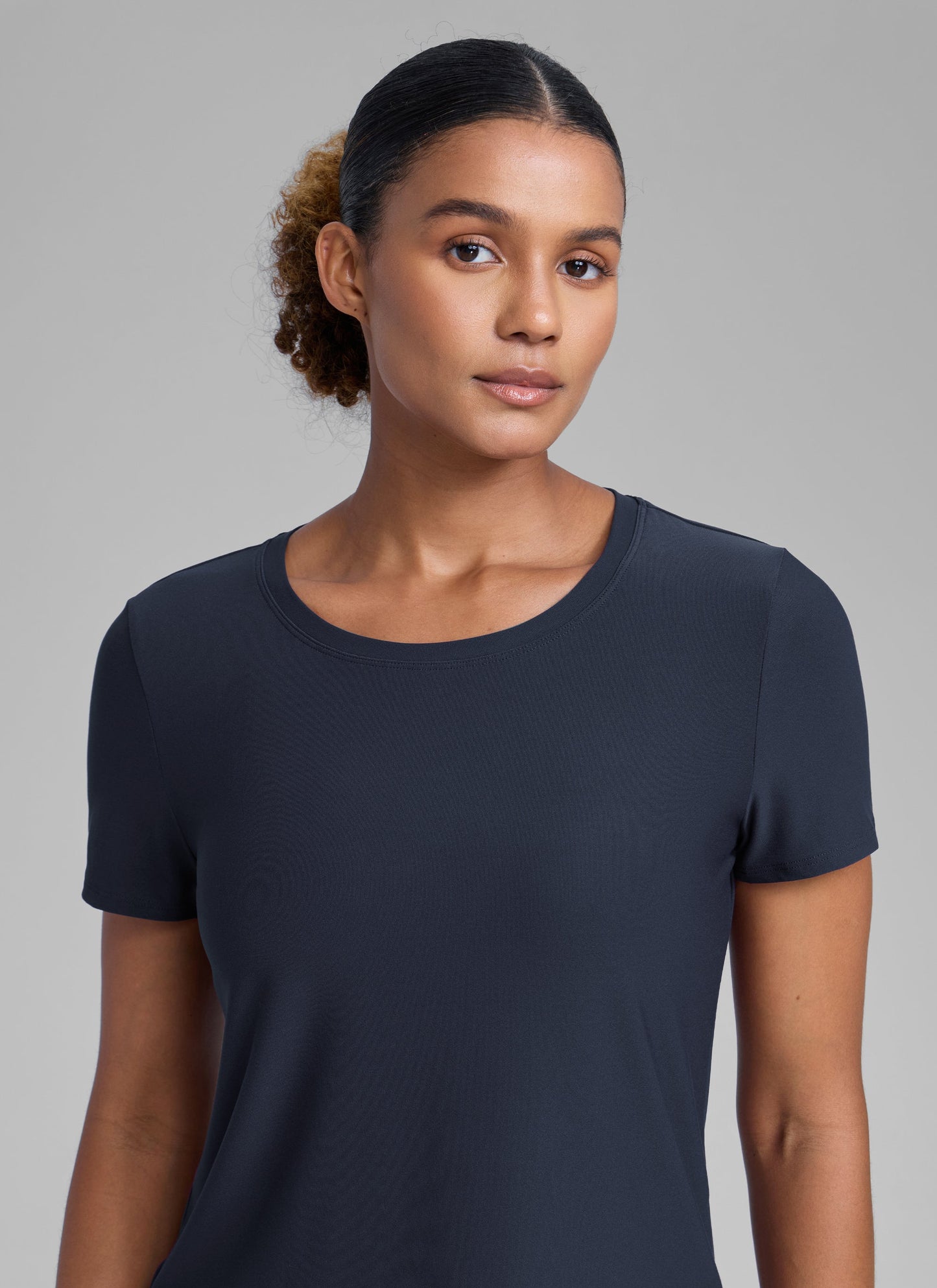 Cloudweight Crewneck Side Slit Short Sleeve