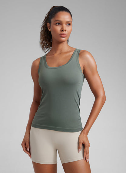 Seamless Low U Back Breathable Tank