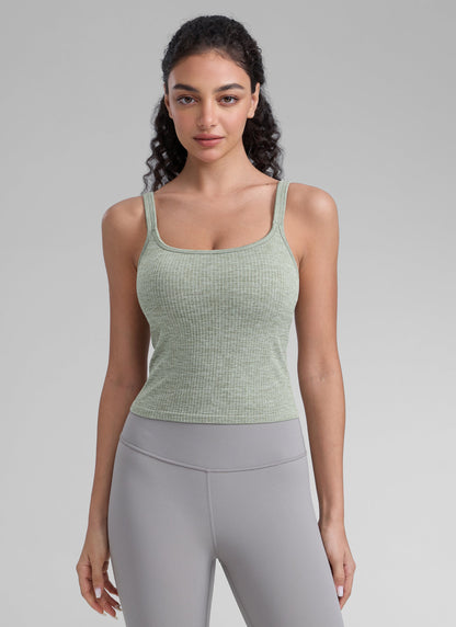 Seamless Open Back Yoga Sports Bra