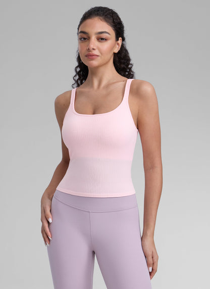 Seamless Open Back Yoga Sports Bra