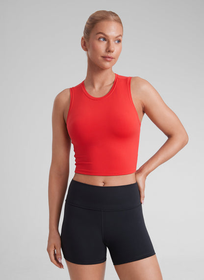 Butterluxe Soft Double Lined High Neck Tank