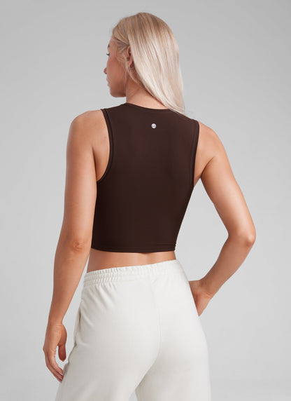 Butterluxe Soft Double Lined High Neck Tank