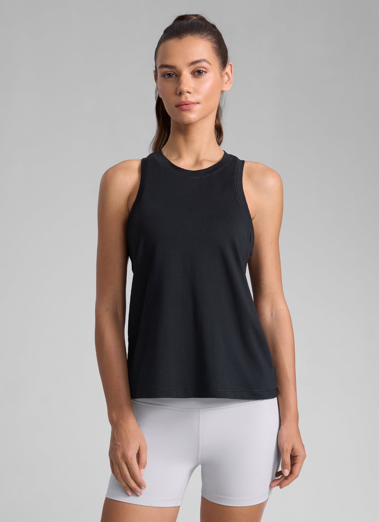 Poly Cotton-Blend Racerback Tank