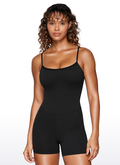 Butterluxe Thin Strap Short Bodysuit 4''