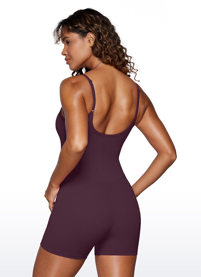 Butterluxe Thin Strap Short Bodysuit 4''