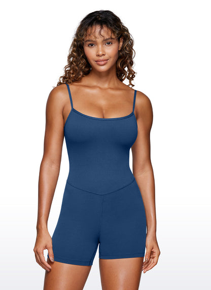 Butterluxe Thin Strap Short Bodysuit 4''