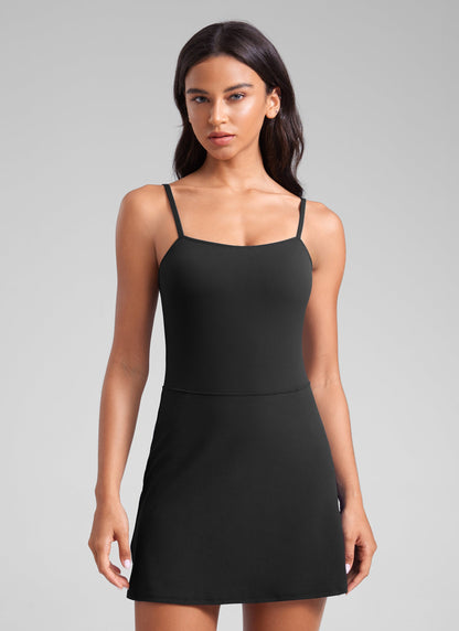 Butterluxe Spaghetti Strap Short Dress