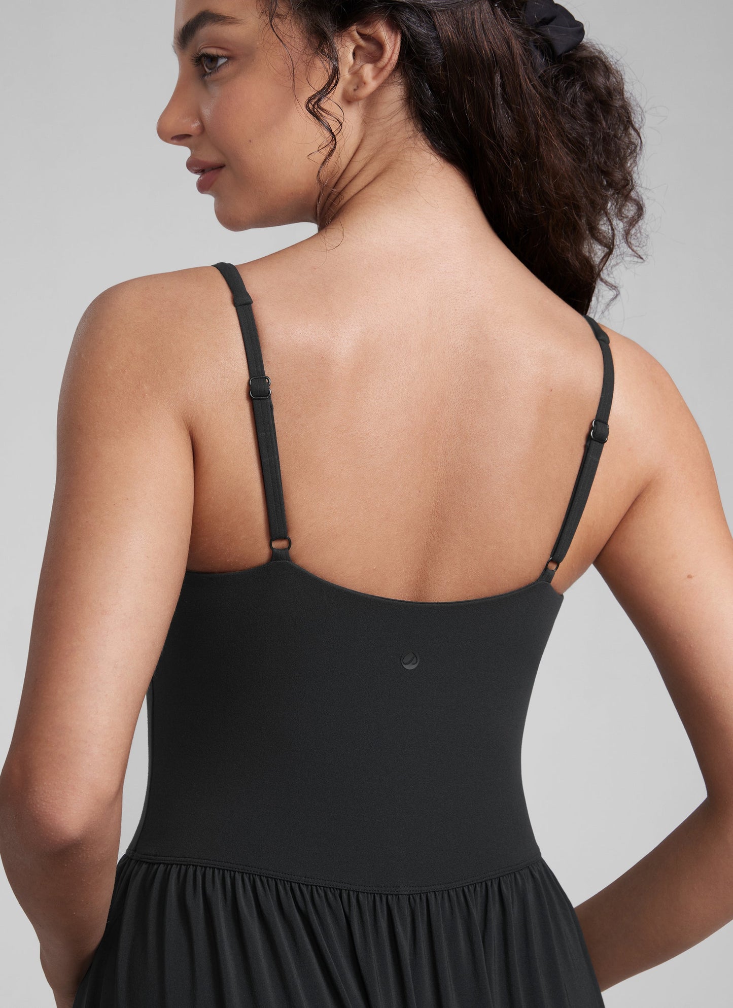 Square Neck Sleeveless Pocket Dress