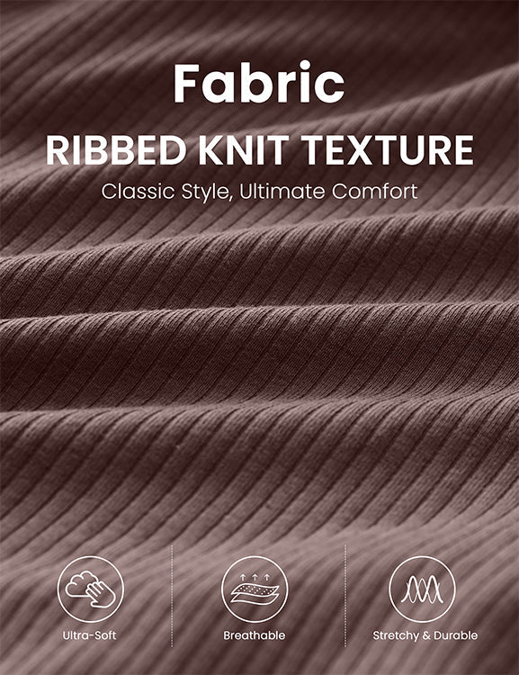 Ribbed High Rise Sweat Short 3''