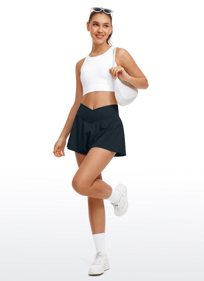 Feathery-Fit Soft 2 in 1 Flowy High Rise Short