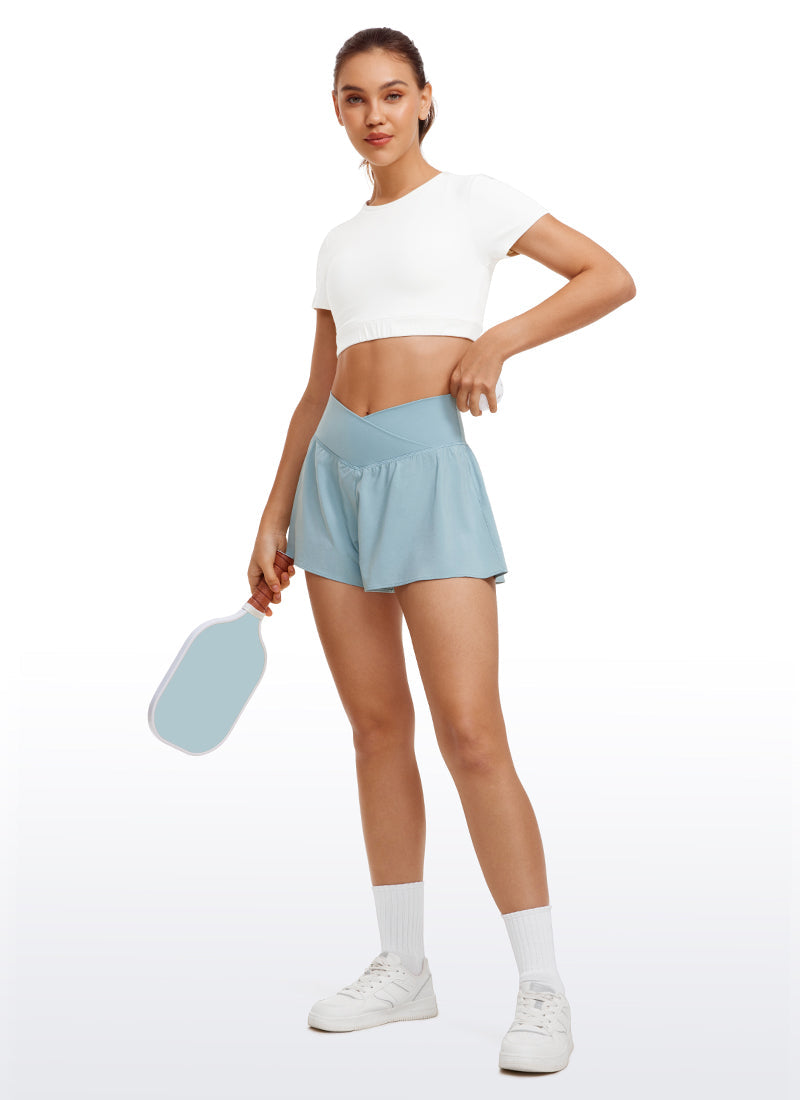 Feathery-Fit Soft 2 in 1 Flowy High Rise Short