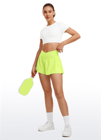 Feathery-Fit Soft 2 in 1 Flowy High Rise Short