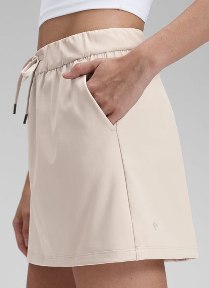 Stretch Drawstring Liner Skirt 15'' - 5 Pocket