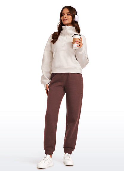 Fleece Lined High Rise Sweatpant 28''