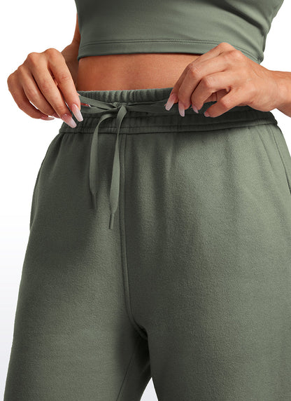 Fleece Lined High Rise Sweatpant 28''