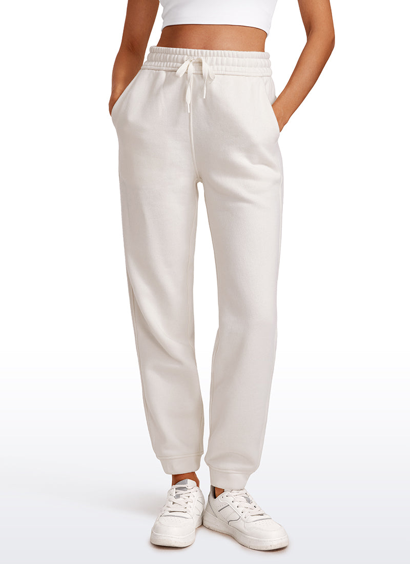 Fleece Lined High Rise Sweatpant 28''