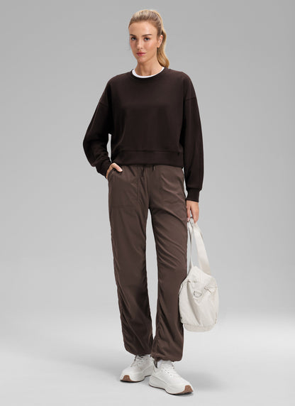 Fleece Lined Straight Leg Pocket Pant 30"