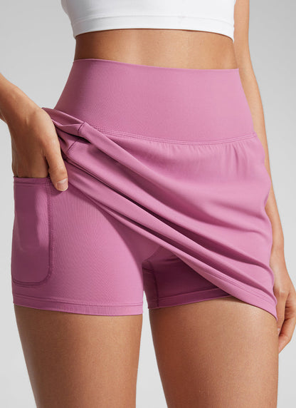 Butterlift® High Rise Pocket A Line Skirt 15''