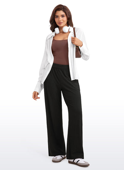 Ribbed High Rise Pocket Sweatpant 30.5"