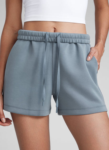 SoftAura Drawstring Pocket Sweat Short 4”