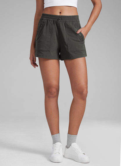 Stretch Water Repellent Hiking Pocket Short 3''