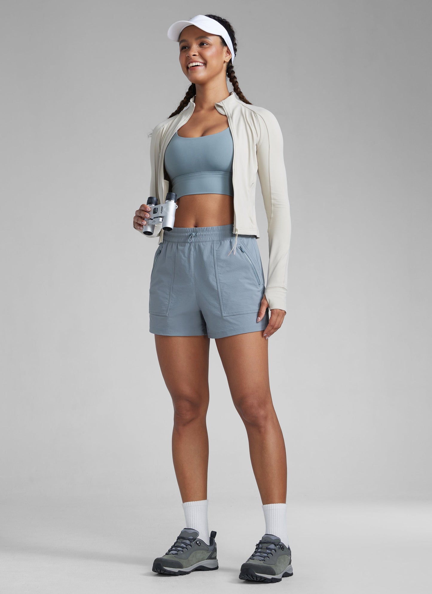 Stretch Water Repellent Hiking Pocket Short 3''