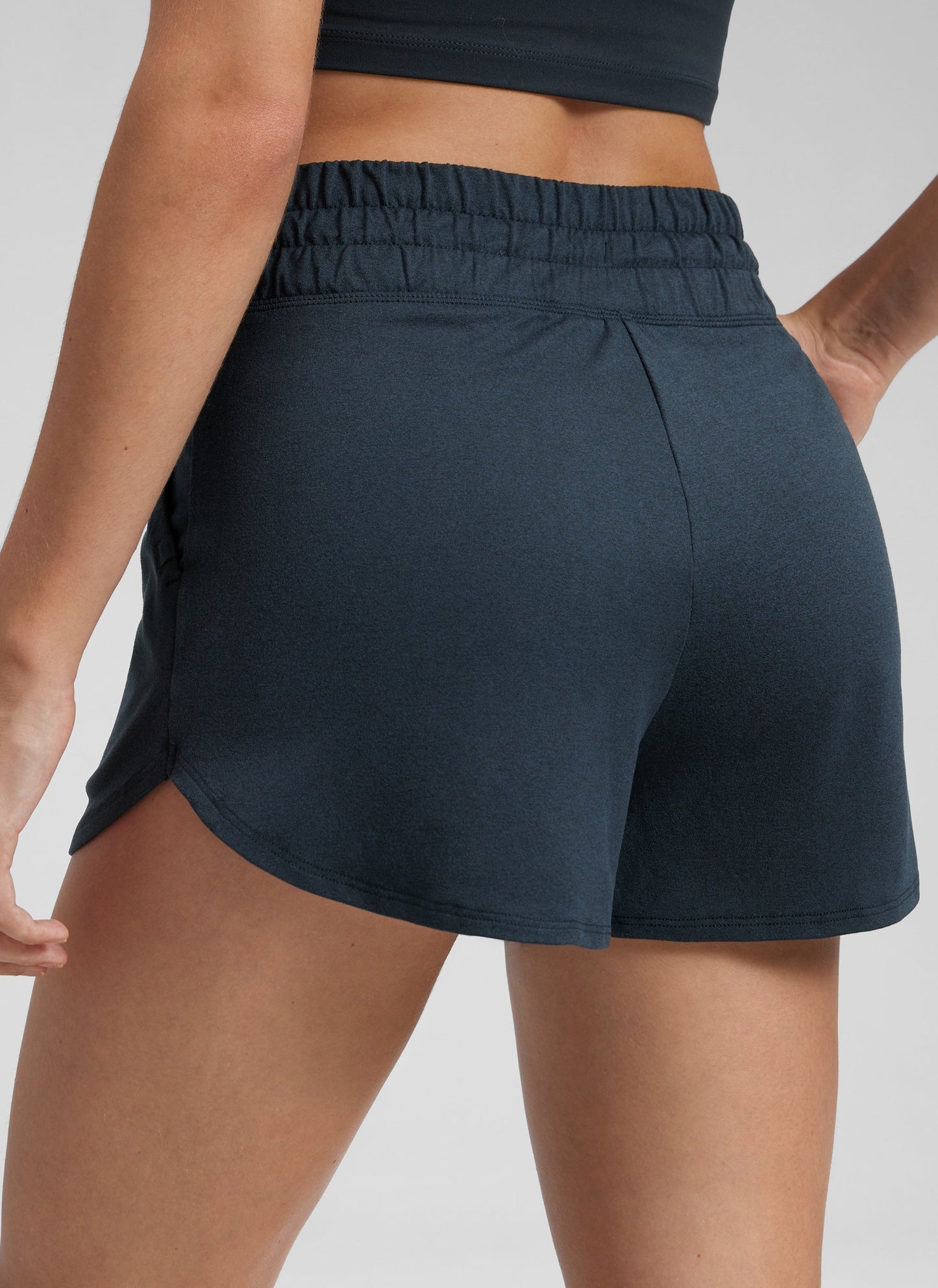 Cloud Jersey High Rise Dolphin Sweat Short 3''