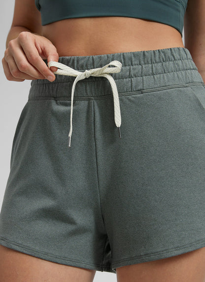 Cloud Jersey High Rise Dolphin Sweat Short 3''