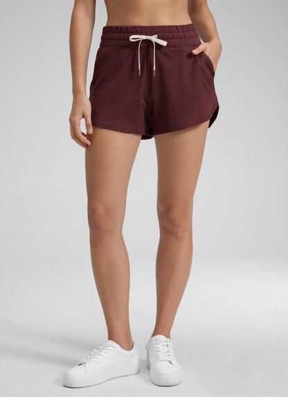 Cloud Jersey High Rise Dolphin Sweat Short 3''