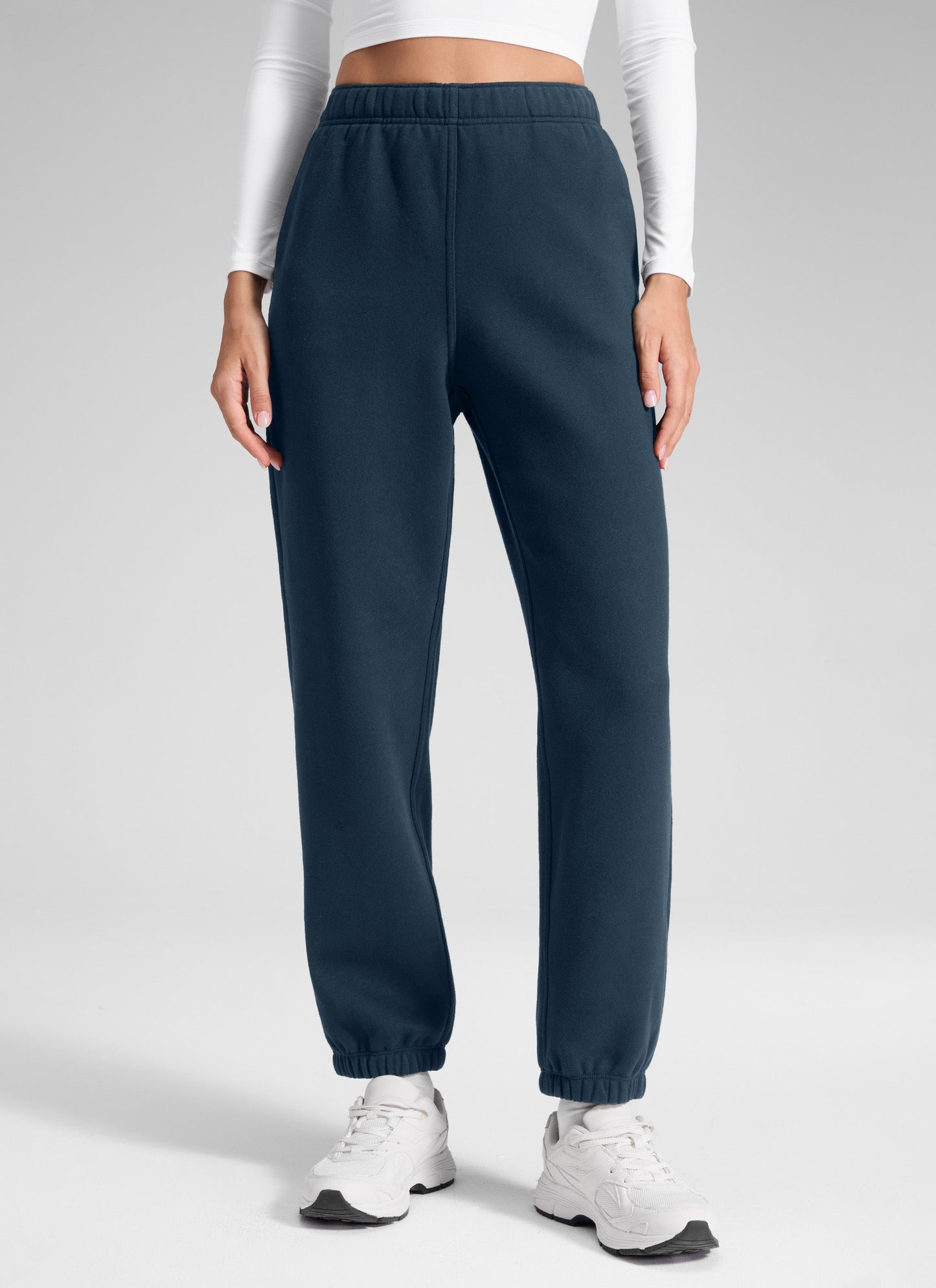 Fleece Lined High Rise Jogger Sweatpant 28''