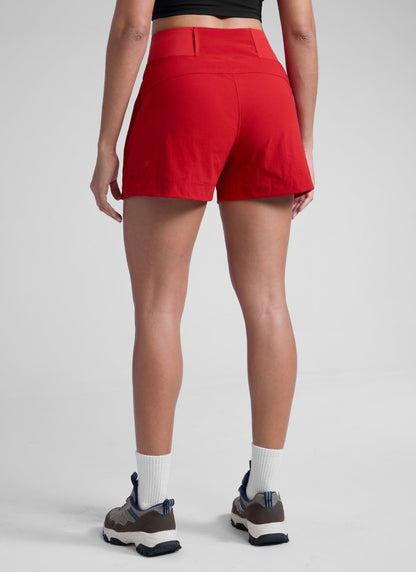 Ripstop Zip Pocket Mid Rise Short 4''