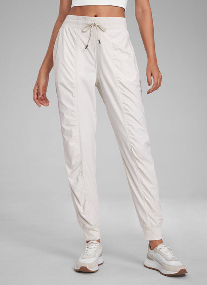 Striped Ruched Pocket Jogger 28''