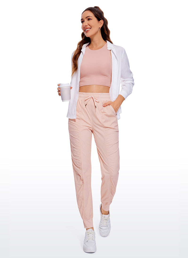 Striped Ruched Pocket Jogger 28''