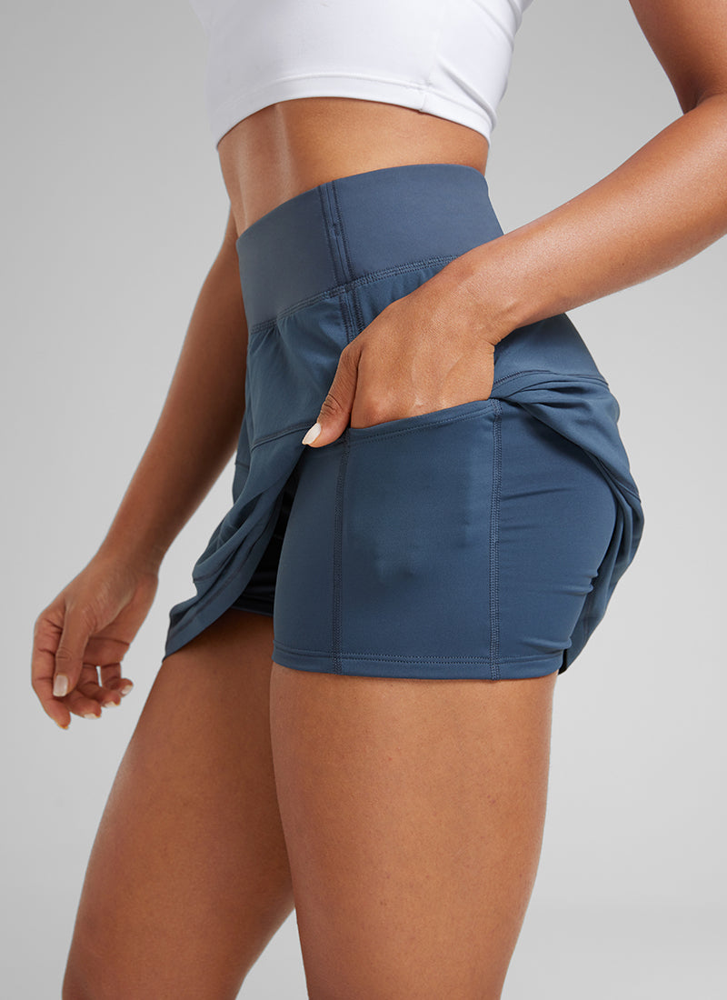 Feathery-Fit Soft High Rise Tennis Skirt 14''