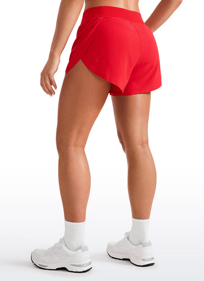 Feathery-Fit Soft Lined Mid Rise Short 4''