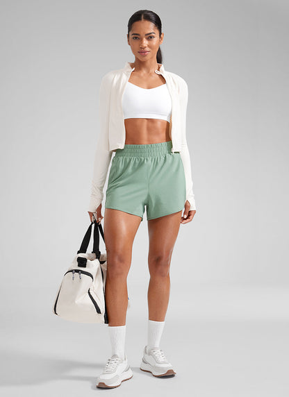 Feathery-Fit Soft High Rise Lined Short 3''