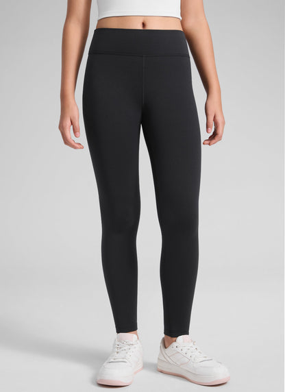 Girls Matte Thermal Fleece Lined Legging