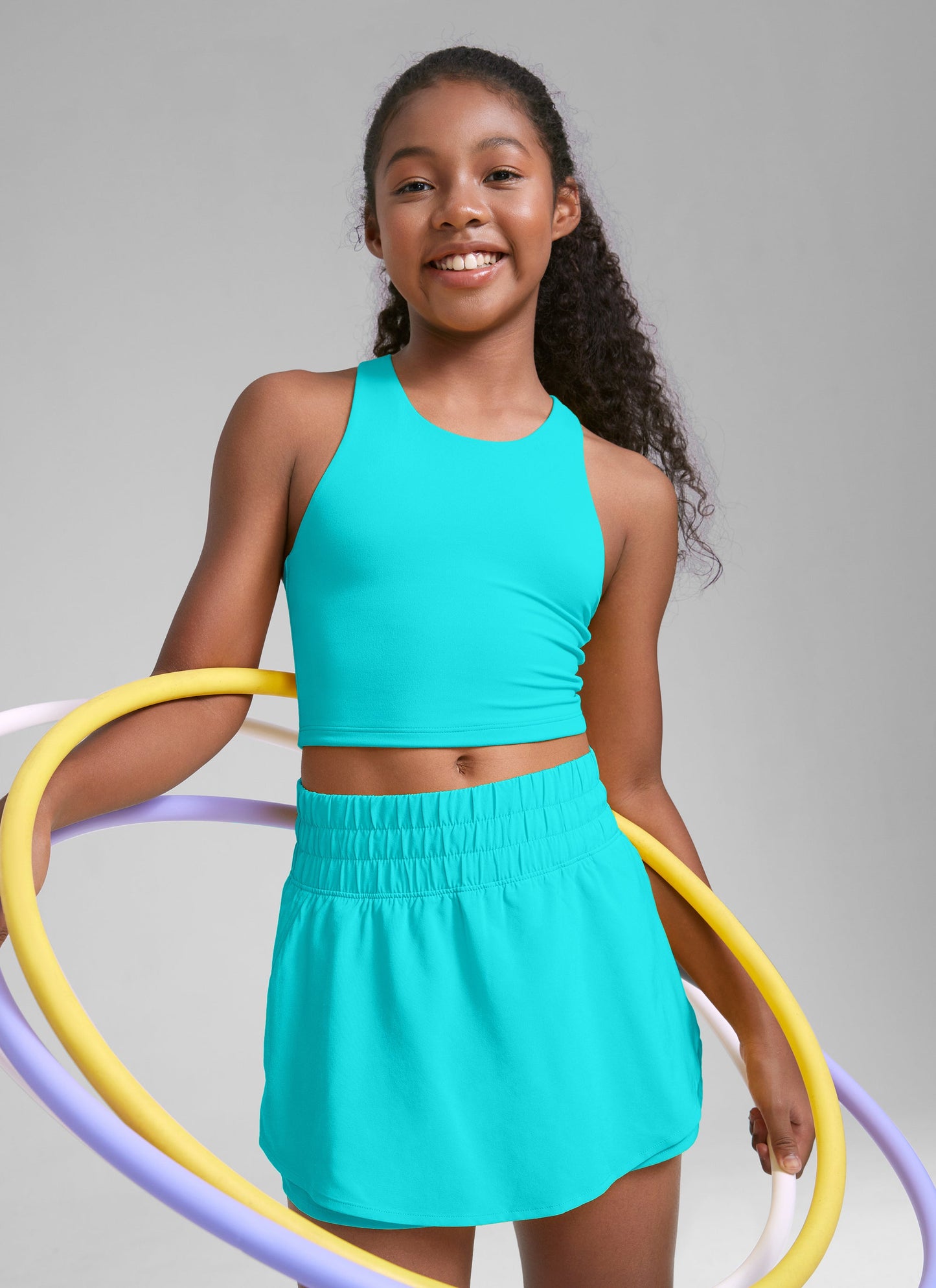 Butterluxe Girls Double Lined Racerback Tank Tops