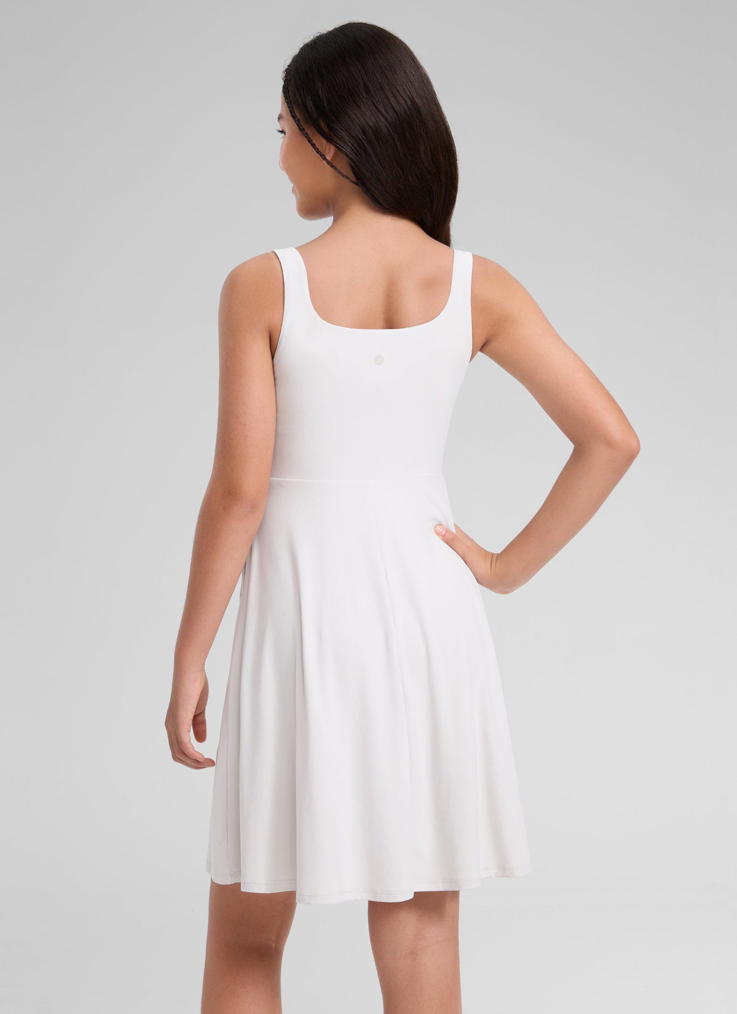 Girls Cloudweight Double Lined Pocket Midi Dress